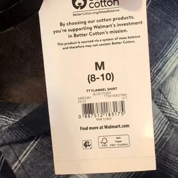 Time and Tru women's flannel long sleeve - Picture 5 of 9